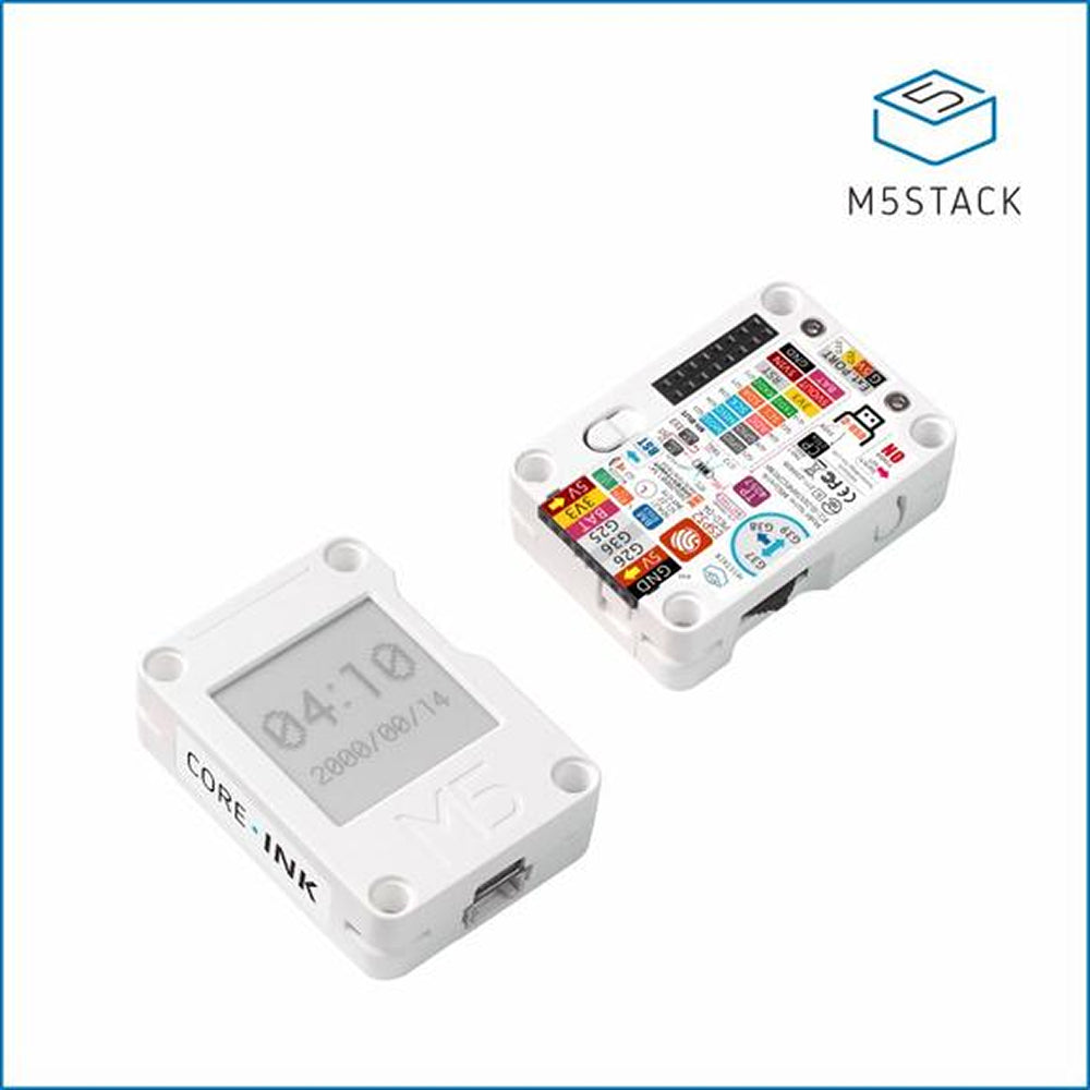 M5Stack ESP32 Core Ink Development Kit(1.54'' elnk display)