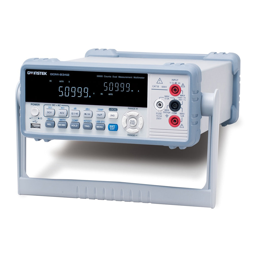 Bench Digital Multimeter, 50000 Count, True RMS, Auto, Manual Range, 1 kV, 10 A
