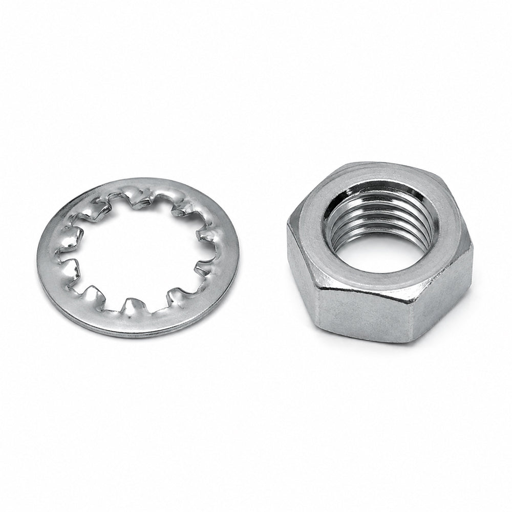 Capacitor Accessories , Steel Nut & Internal Toothed Washer