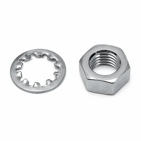 Capacitor Accessories , Steel Nut & Internal Toothed Washer