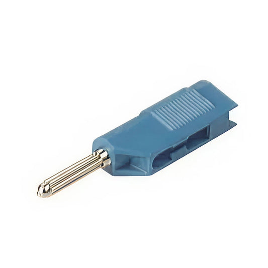 4 mm Stackable Banana Plug Jumper Wire, Blue, 20cm